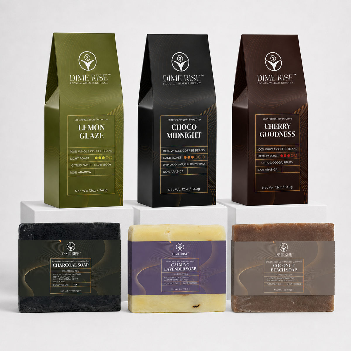 3 Coffee + 3 Soap Bundle