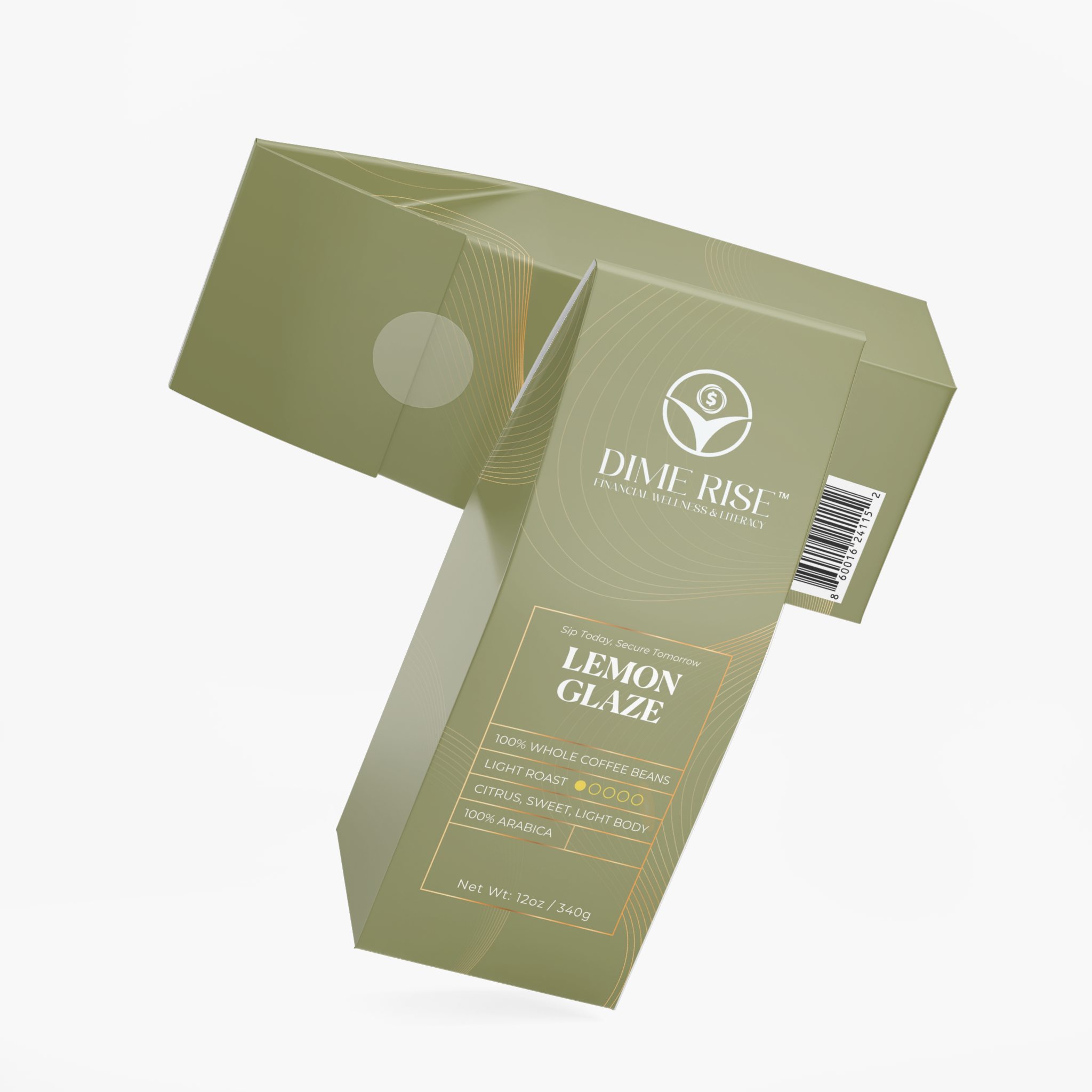 Lemon Glaze - Whole Coffee Beans (Light Roast) - Bundle of 3 Boxes