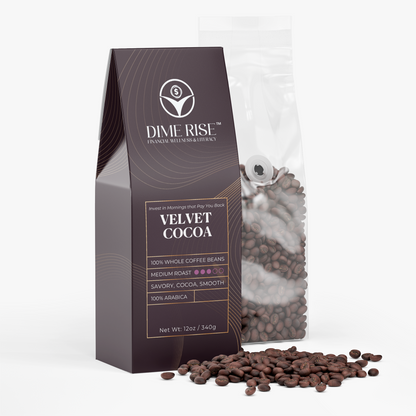 Velvet Cocoa Whole Coffee Beans (Medium Roast) - Bundle of 3 Boxes