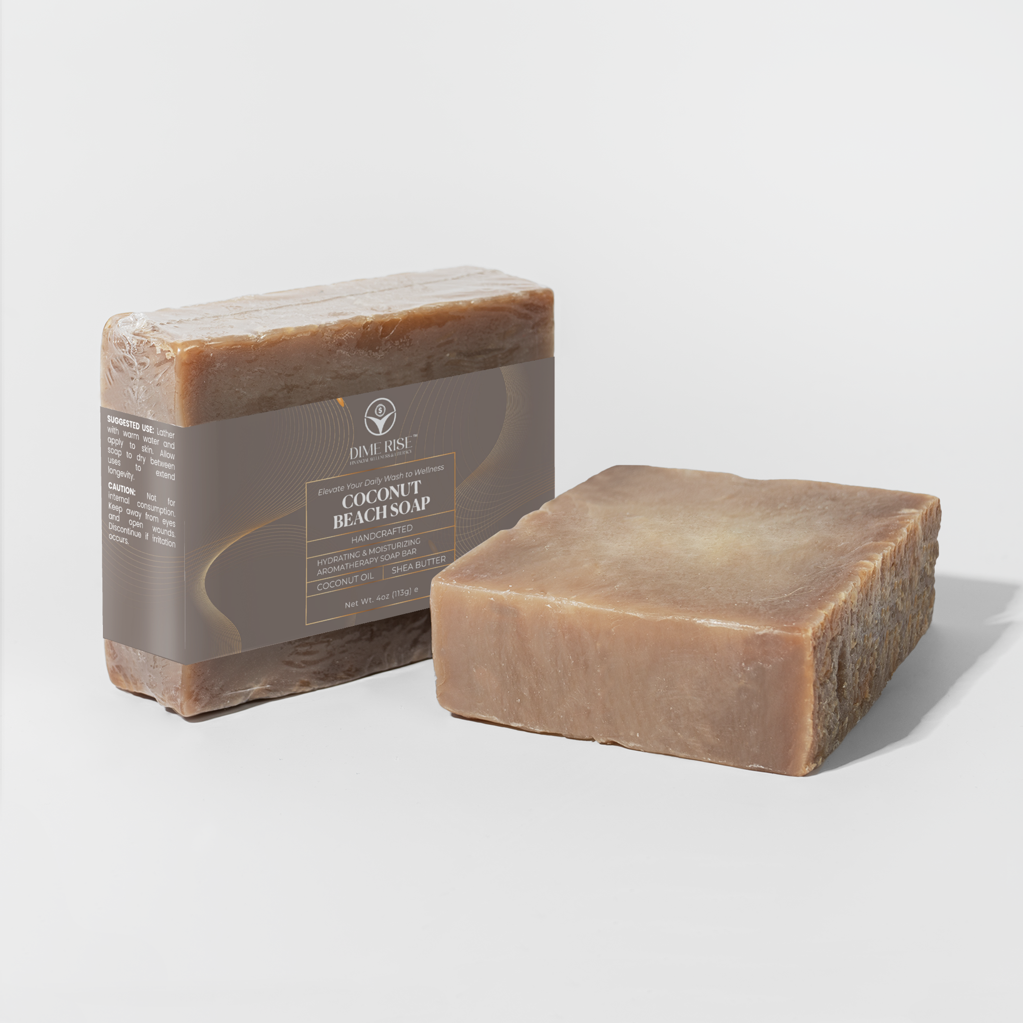 Coconut Beach Soap - Set of 2 Bars