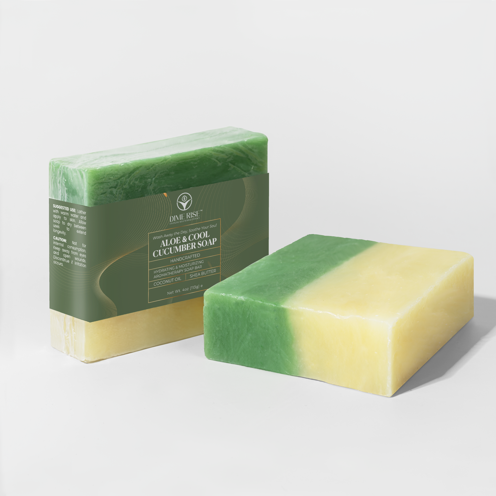 Aloe & Cool Cucumber Soap - Bundle of 4 Bars
