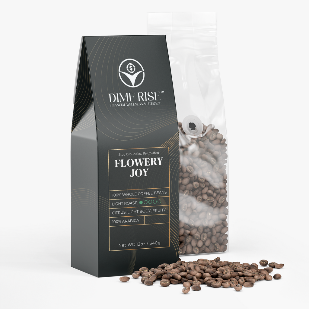 Flowery Joy - Whole Coffee Beans (Light Roast)- Bundle of 4