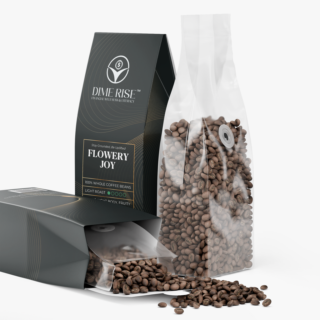 Flowery Joy - Whole Coffee Beans (Light Roast)- Bundle of 4