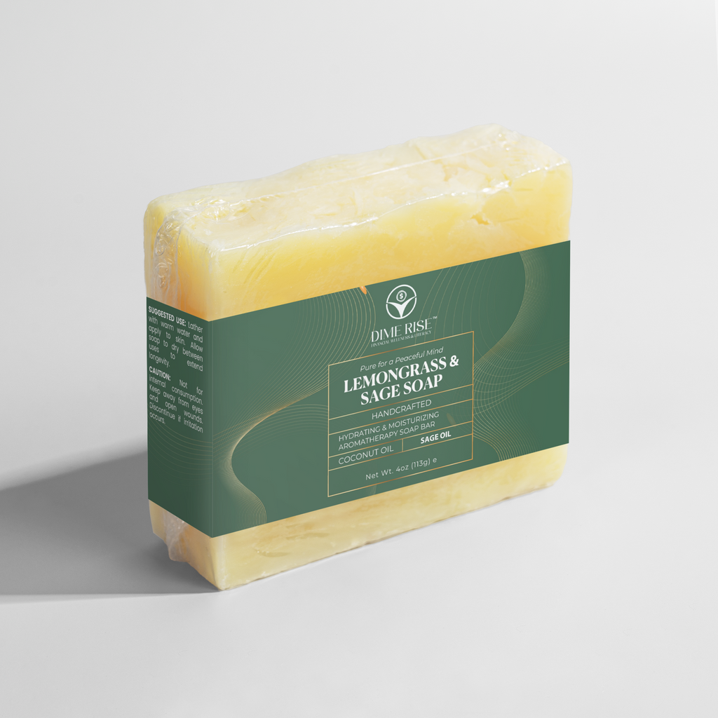 Lemongrass & Sage Soap - Bundle of 8 Bars