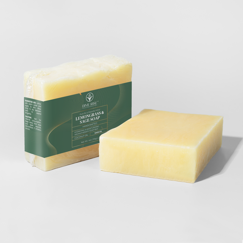 Lemongrass & Sage Soap - Bundle of 8 Bars
