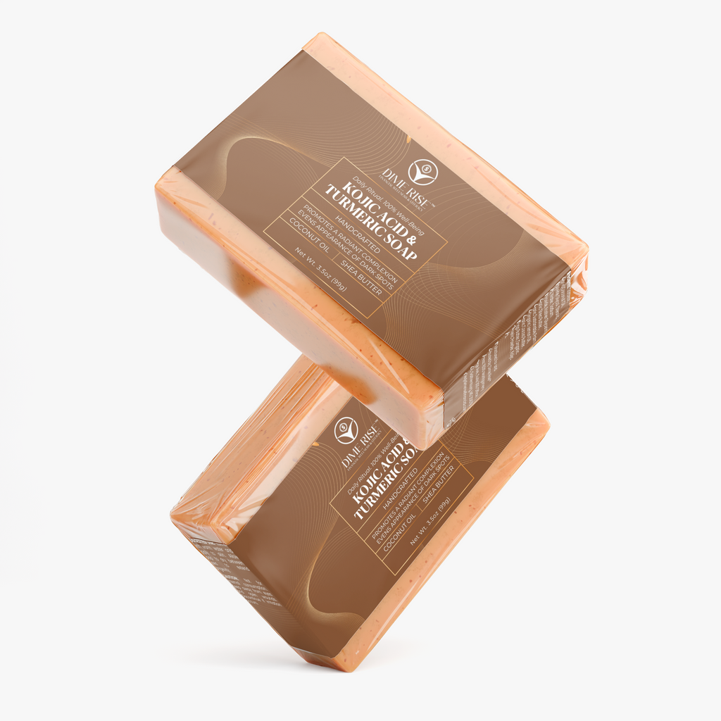 Kojic Acid & Turmeric Soap - Bundle of 4 Bars