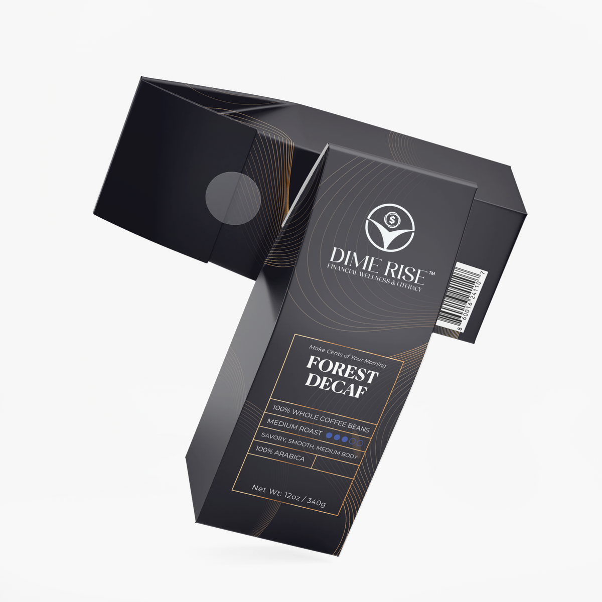 Forest Decaf Whole Coffee Beans (Medium Roast) - 1 Box