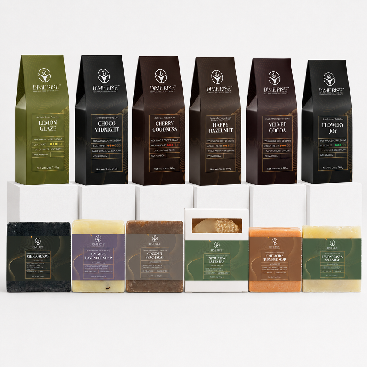 6 Coffee + 6 Soap Bundle