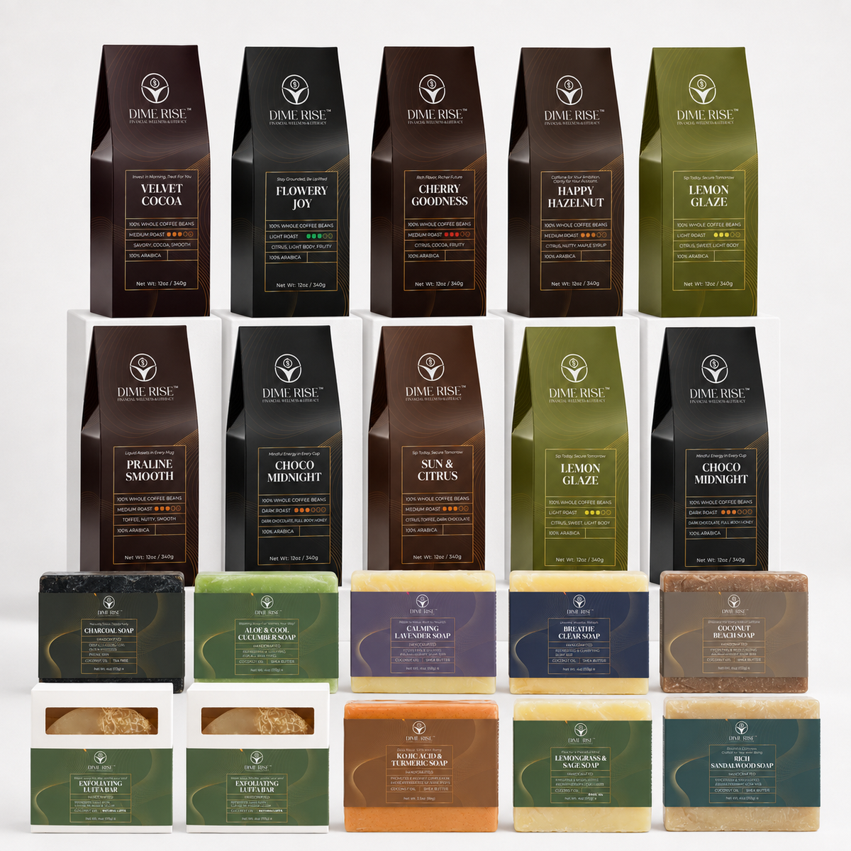 10 Coffee + 10 Soap Bundle